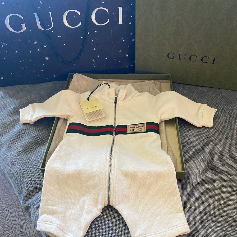Gucci Cream Kids One Piece NWT- BRAND NEW